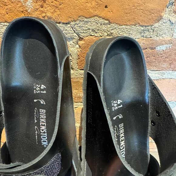 Rick Owens x Birkenstock Rotterdam Combo Sandals – Black (Size 41 / US 8) - Picture 6 of 6